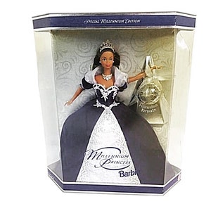 Black millennium barbie value hot sale