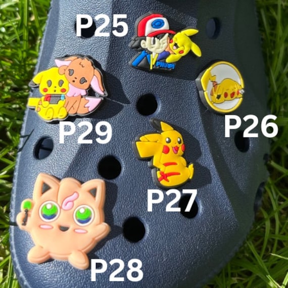 Lot De 46 Breloques Pour Chaussures Croc – Pokémon, Horreur, Marvel – Assortis