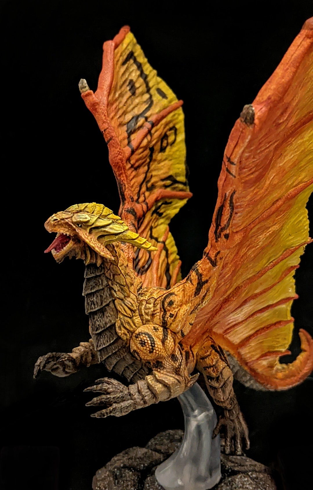 Dragon, Young Copper Dragon Miniature, Dungeons and Dragons, Magic the