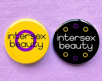 Intersex Beauty Button | LGBTQ Pride