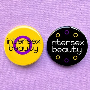 Intersex Beauty Button | LGBTQ Pride