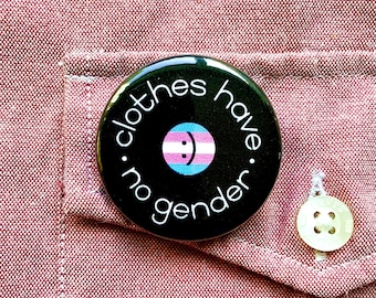 Bodies Have No Gender Button | Customizable Body Positivity Trans Pride