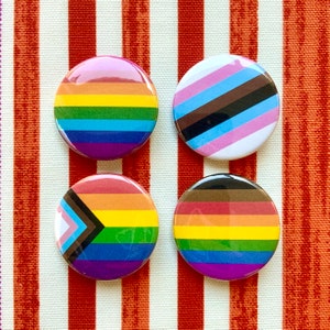 Custom Pride Flag Button LGBTQ Pride image 8