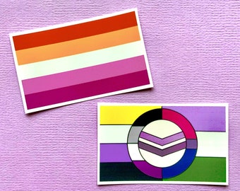 Pegatina personalizada de la bandera del orgullo / Orgullo LGBTQ