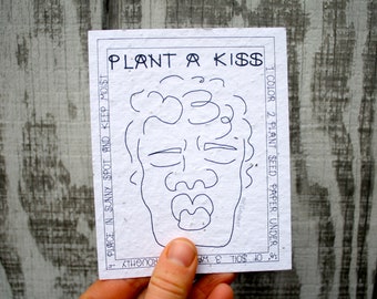 Plant a Kiss Postcards