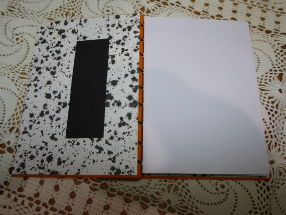 White Love/heart Ink Design Journal Blank Pages, Sketch Book, Note Book 