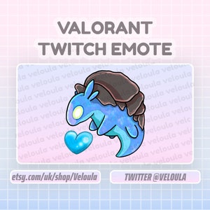 VALORANT Dizzy Twitch Emote  - Twitch, Discord, YouTube streamers
