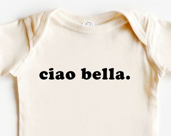 Ciao Bella Italy T-shirt for Kids, Ciao Bella Infant Shirt, Gift for Italy Lovers, Matching Italy Family T-shirts, Cute Italy travel shirt