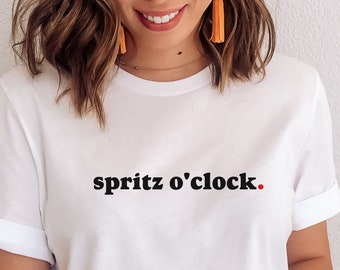 Spritz o'clock T-Shirt Gift for Italy lover, Aperol Spritz t-shirt Spritz Italian cocktail shirt, Summer Spritz tee
