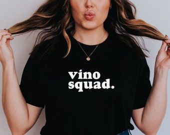 Vino Squad shirt  (Wine Tasting Shirt - Italy Lovers Gift - Wine Lovers Shirt - Wine themed gift)