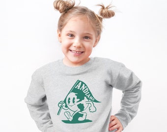 Italy Sweatshirt for Kids Andiamo Gift for Italy Lover, Italy trip gift, Toddler Italy Crewneck Sweatshirt Italy Matching Family Sweatshirt