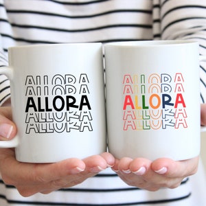 Italy themed Coffee Mug, Italian Language Allora Mug, Colorful Italy mug, Gift for Italy lovers, Italian Sayings Mug, Italian Sayings Gift image 2