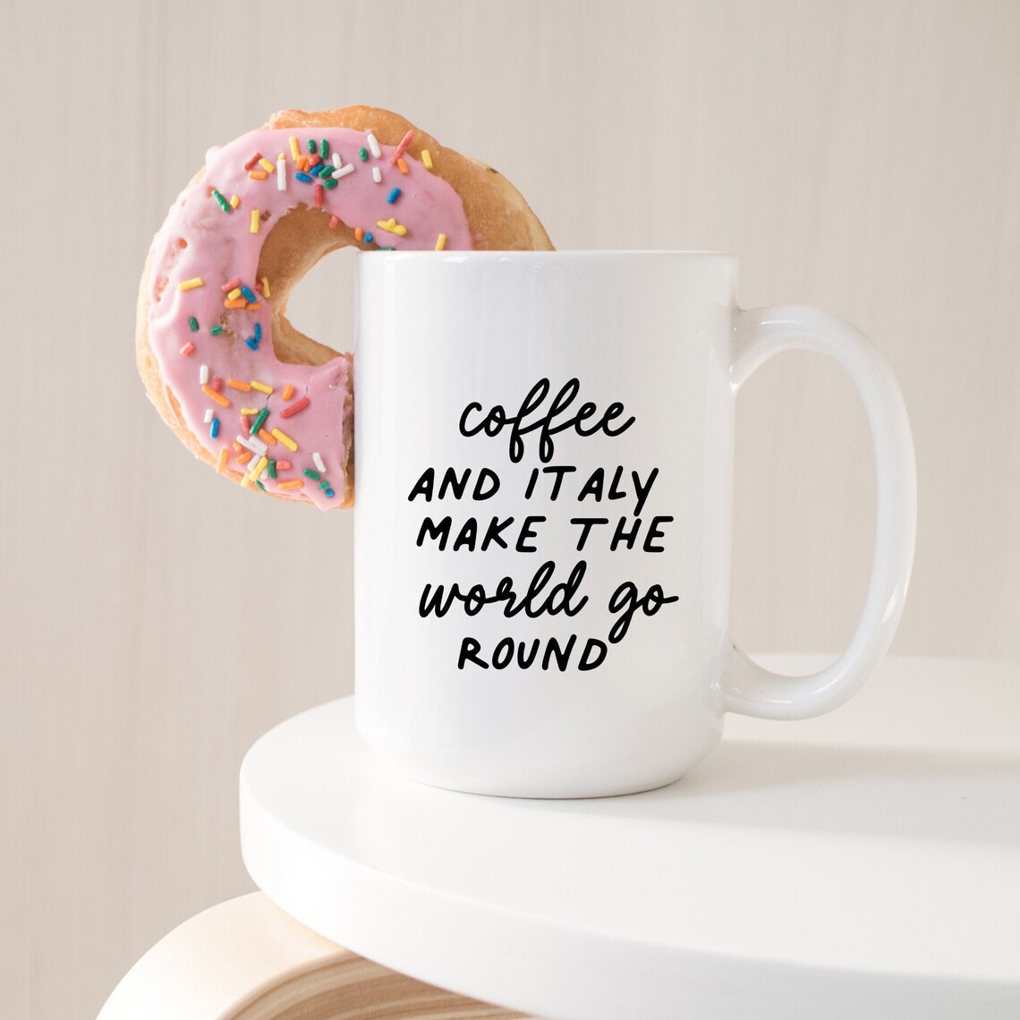 Coffee & Italy Ceramic mug Italy Mug Coffee lovers gift Etsy