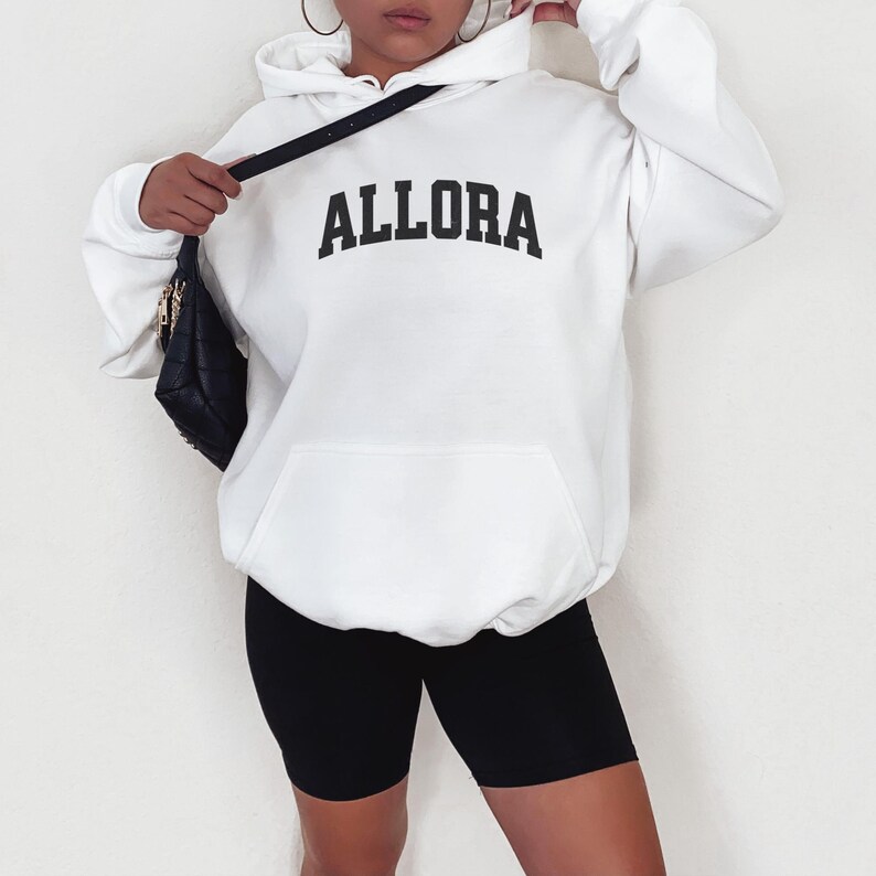 From The Archives Allora Oversized Hoodie Blue