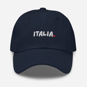 Embroidered Italia Hat with heart smittenitalyshop.co