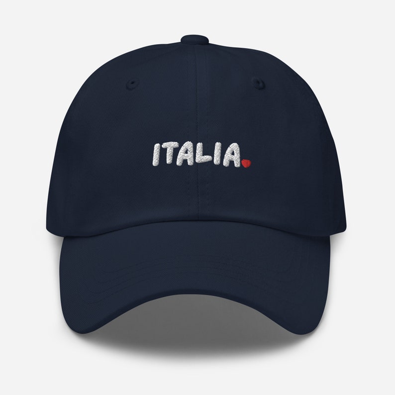 Embroidered Italia Hat with heart smittenitalyshop.co