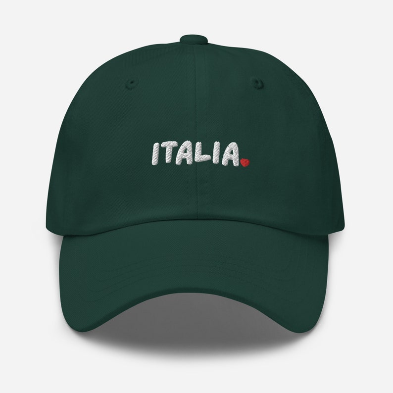 Embroidered Italia Hat with heart smittenitalyshop.co
