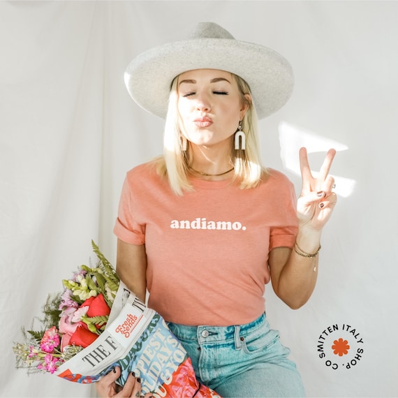 Andiamo Italy Travel Shirt: Italian Summer Graphic Tee