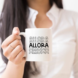 Italy themed Coffee Mug, Italian Language Allora Mug, Colorful Italy mug, Gift for Italy lovers, Italian Sayings Mug, Italian Sayings Gift image 3