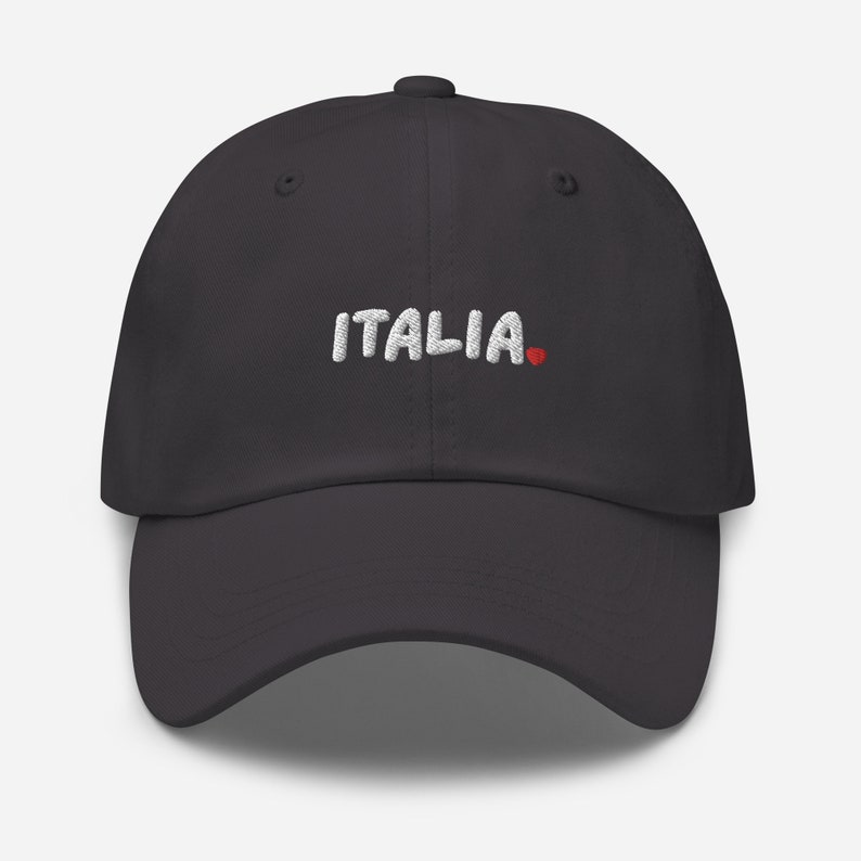 Embroidered Italia Hat with heart smittenitalyshop.co