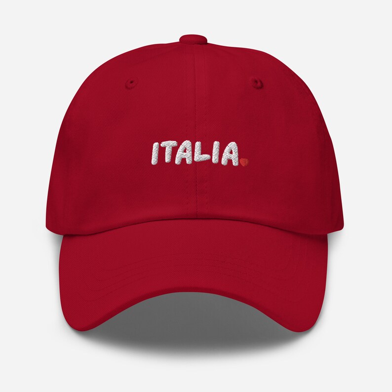 Embroidered Italia Hat with heart smittenitalyshop.co