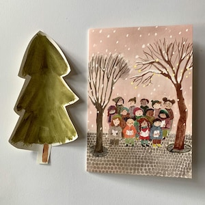 Jingle Bells Choir - extra grote wenskaart