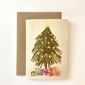 Tannenbaum- Grußkarte