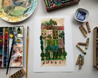 Garden Street - gicleeprint