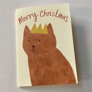 Merry Christmas Cat - Greeting Card