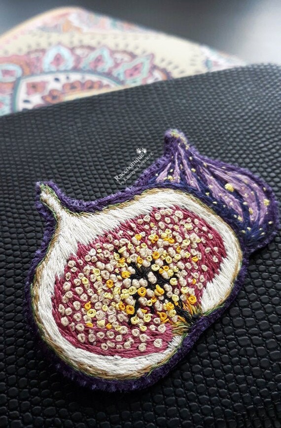 Embroidered brooches cheap