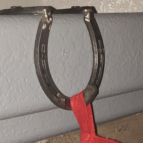 Horseshoe Stocking Holder Authentic Horseshoes Western Etsy