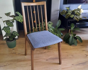 Vintage polish mid-century chair type 200-157, designed in 1960 by R.T. Hałas, personalization.