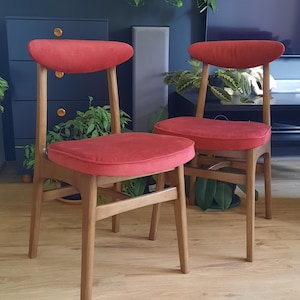 Vintage polish mid-century chair type 200-190, designed in 1963 by R.T. Noise, personalization.