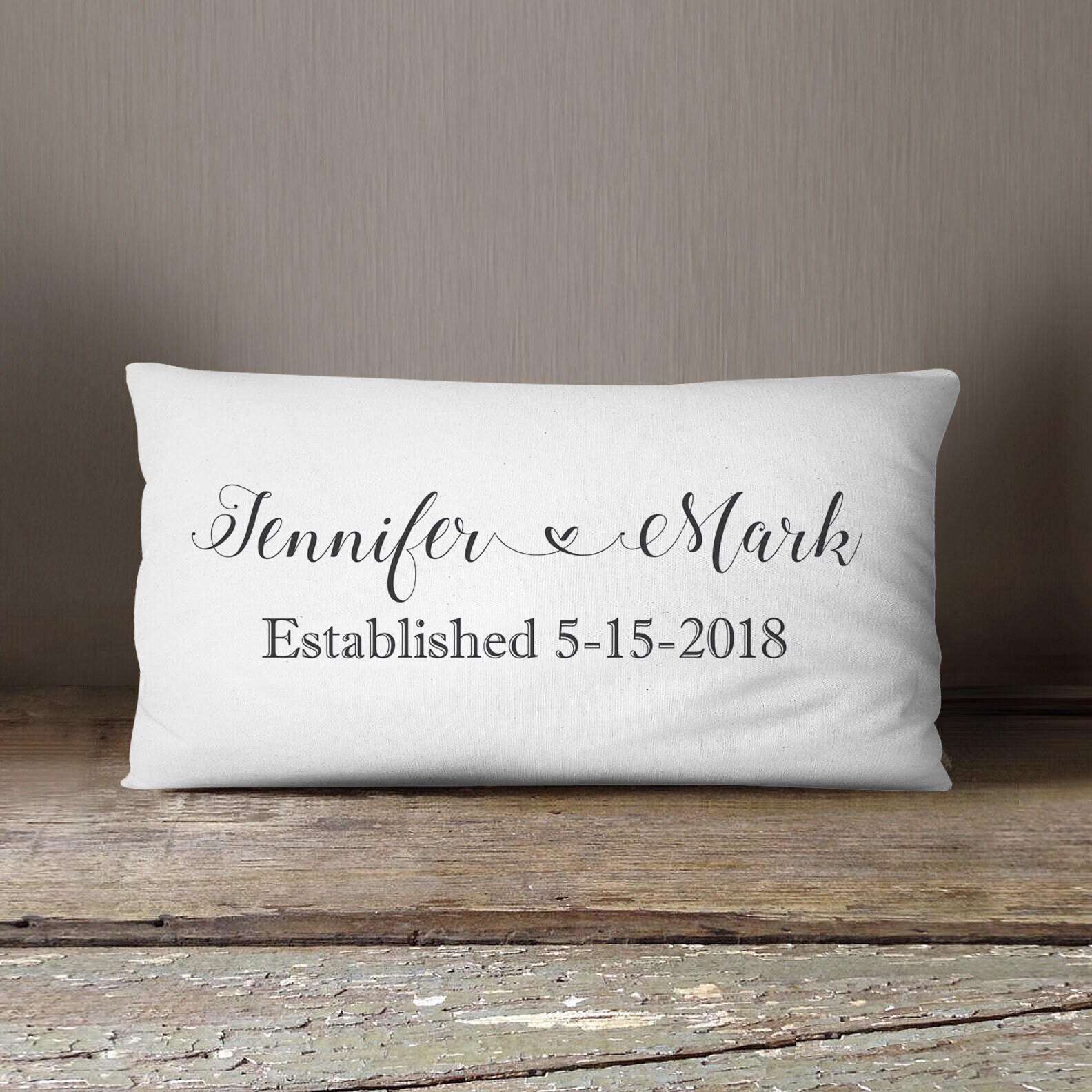 Personalized Couples Pillow Custom Wedding Gift Engagement Etsy UK