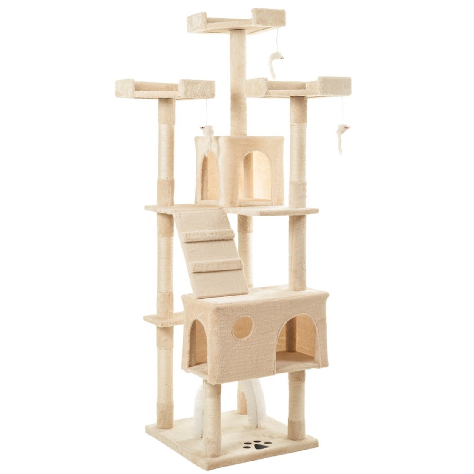 Large Cat Climbing Tower Tree with Cat Arch/Toy Mice/Perches Etsy