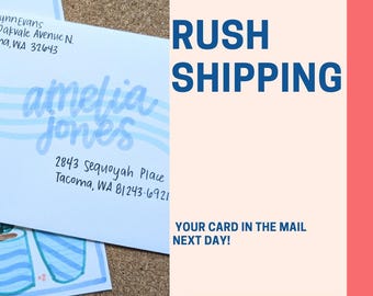 Rush Shipping for Cards