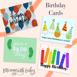 Cartões de aniversário