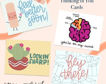 Just Because and Thinking of You Cards