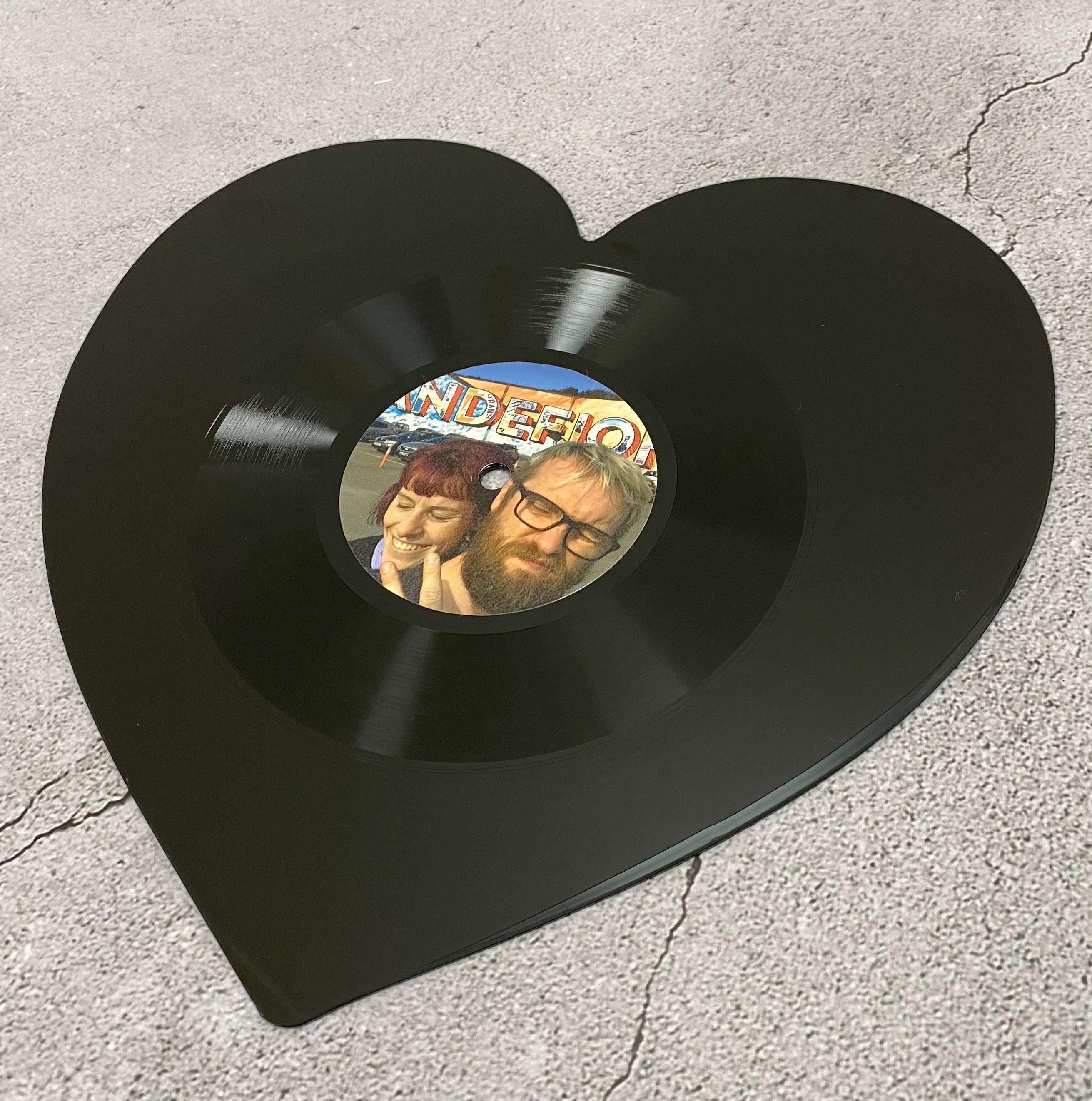 Heart Shape Vinyl Record -  Canada
