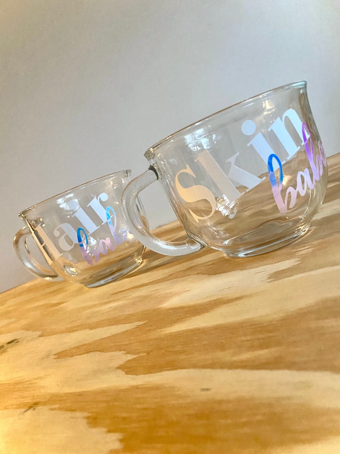 Personalized Glass Coffee Mugs Etsy