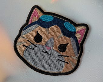 Jetpack Cat Patch | Iron-On and Hook-and-Loop patch