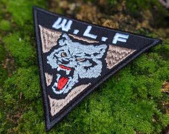 Toppa termoadesiva Wolf W.L.F. / Toppa termoadesiva con velcro