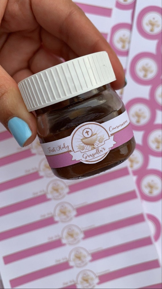 Personalized Mini Nutella Jar