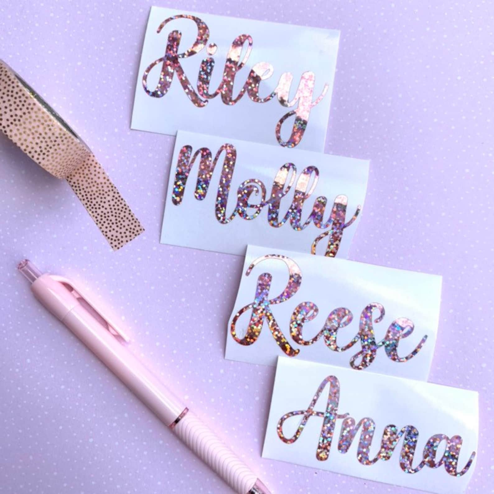 Monogram Vinyl Decals to personalize everything Custom Vinyl Etsy