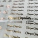 Real foil stickers, personalized labels, perfect for lipgloss tubes, eyelashes and cosmetics packaging 