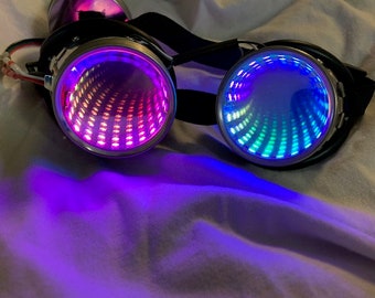 rave goggles led