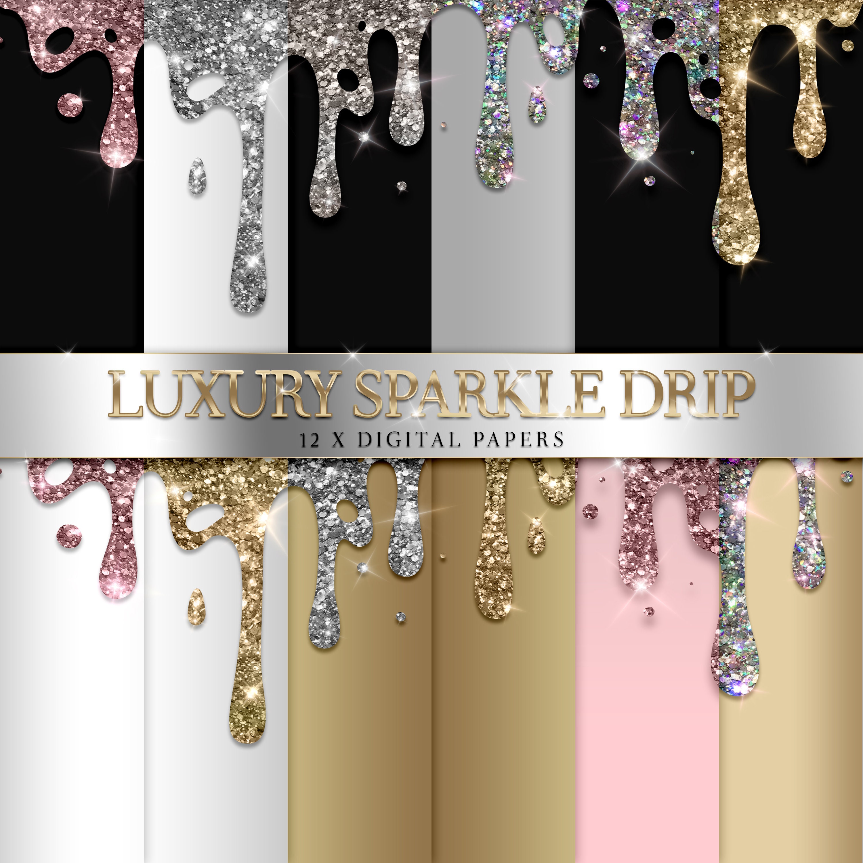 Glitter Paper, Digital Paper, Backgrounds, Glitter Background, Printa…