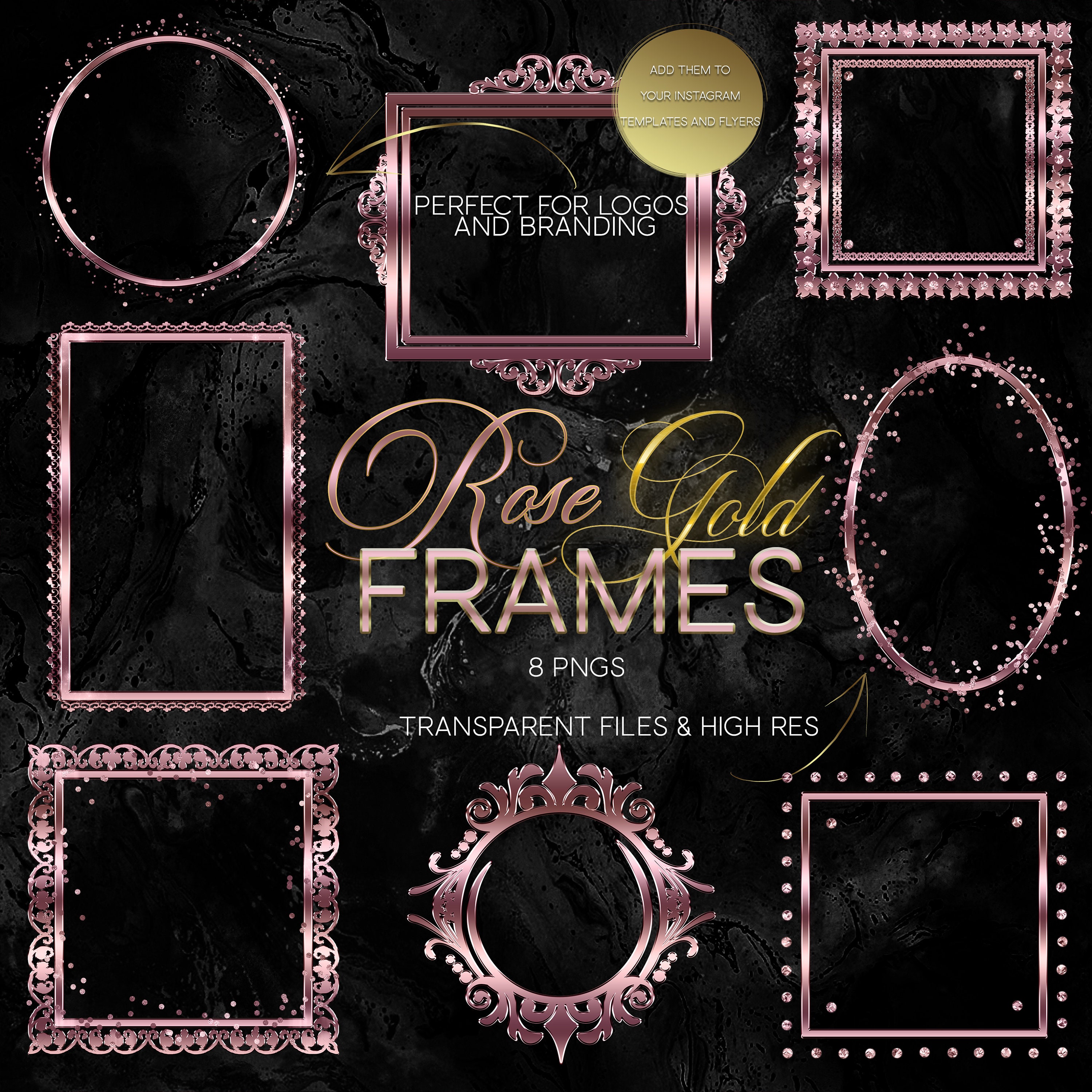 Luxury rose gold frames png frames rose gold frames frame clipart Luxury rose gold frames png frames rose gold frames frame clipart