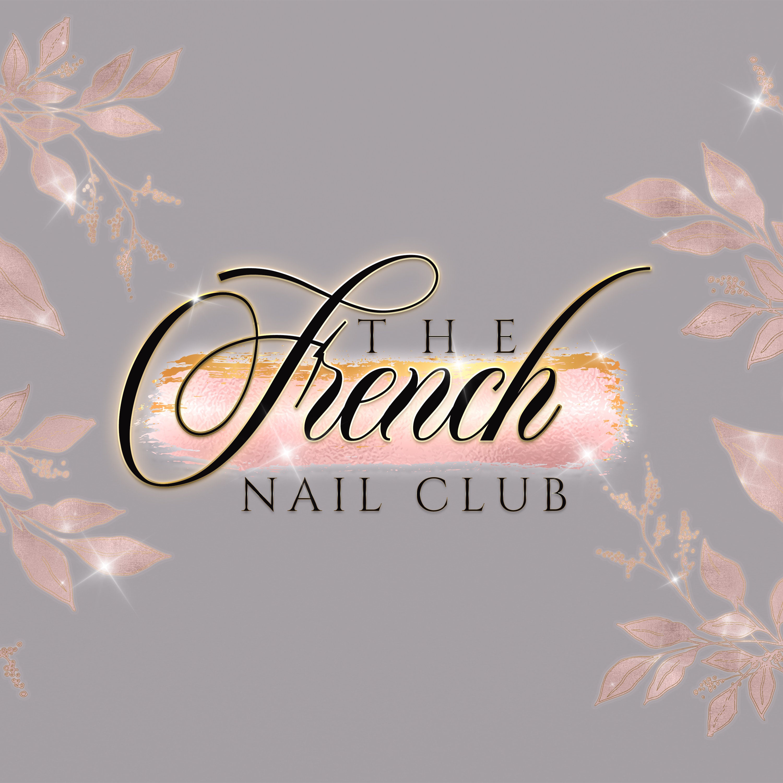 Nail Logo Aesthetic Logo Esthetic Logo Gold Logo Pink | Etsy