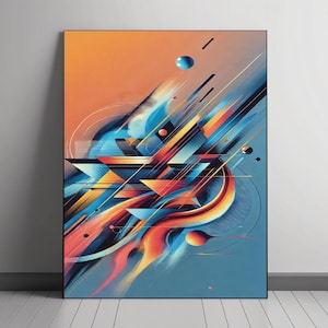 Moderne Wandkunst | Surreal | Digitaler Kunstdruck | Wandkunst | AI Generiert | KI-Kunst | Digitaler Download | Wohnkultur | Druckbare Kunst